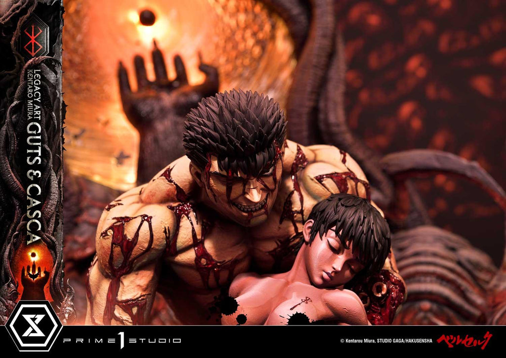 Prime 1 Studio Legacy Art Kentarou Miura Berserk Guts & Casca – view 10
