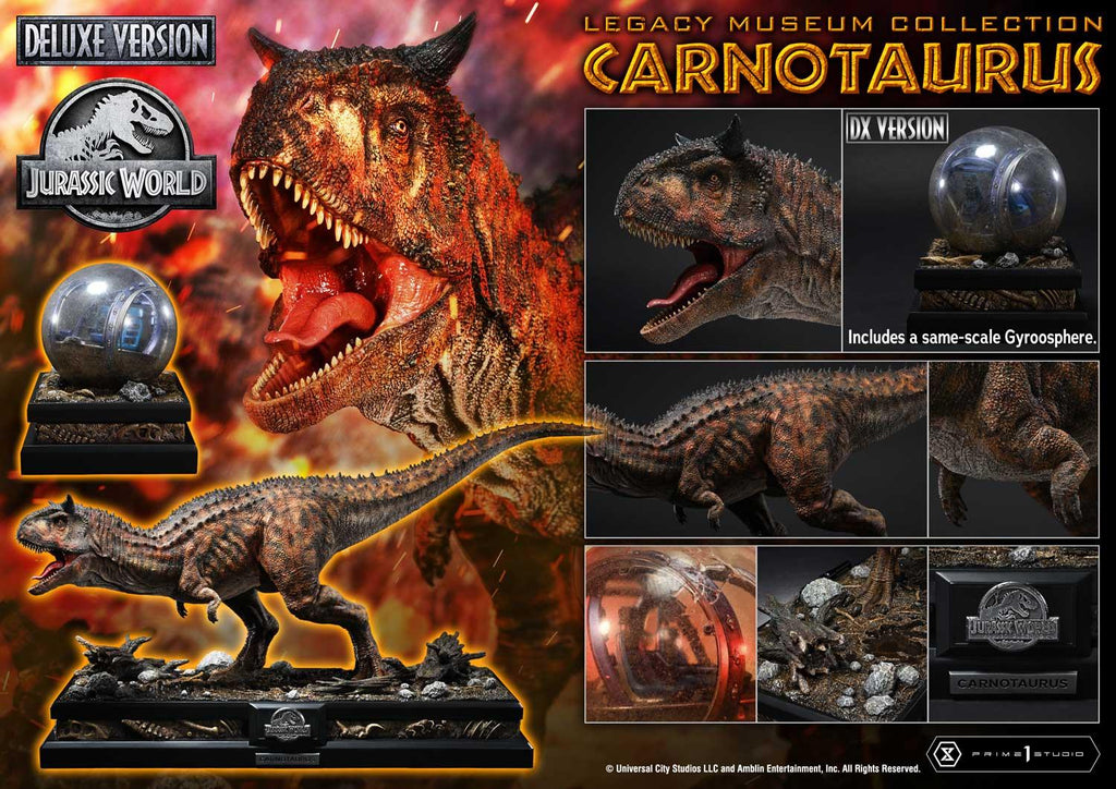 Prime 1 Studio Legacy Museum Collection Jurassic World: Fallen Kingdom (Film) Carnotaurus 1/15 scale DX Bonus – view 6