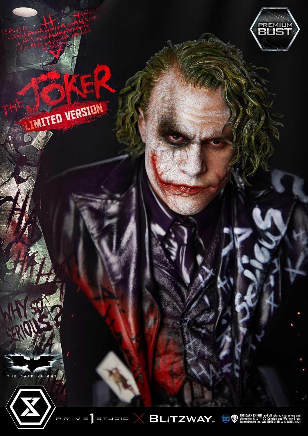 Prime 1 Studio Premium Bust The Dark Knight (Film) The Joker Limited Version – view 5