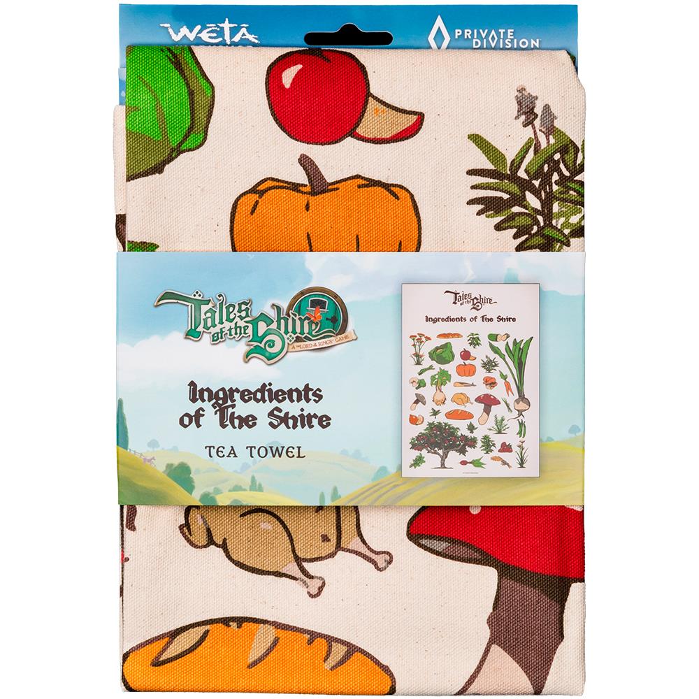 Weta Workshop Tales of the Shire -Tea Towel - Ingredients of The Shire – view 2