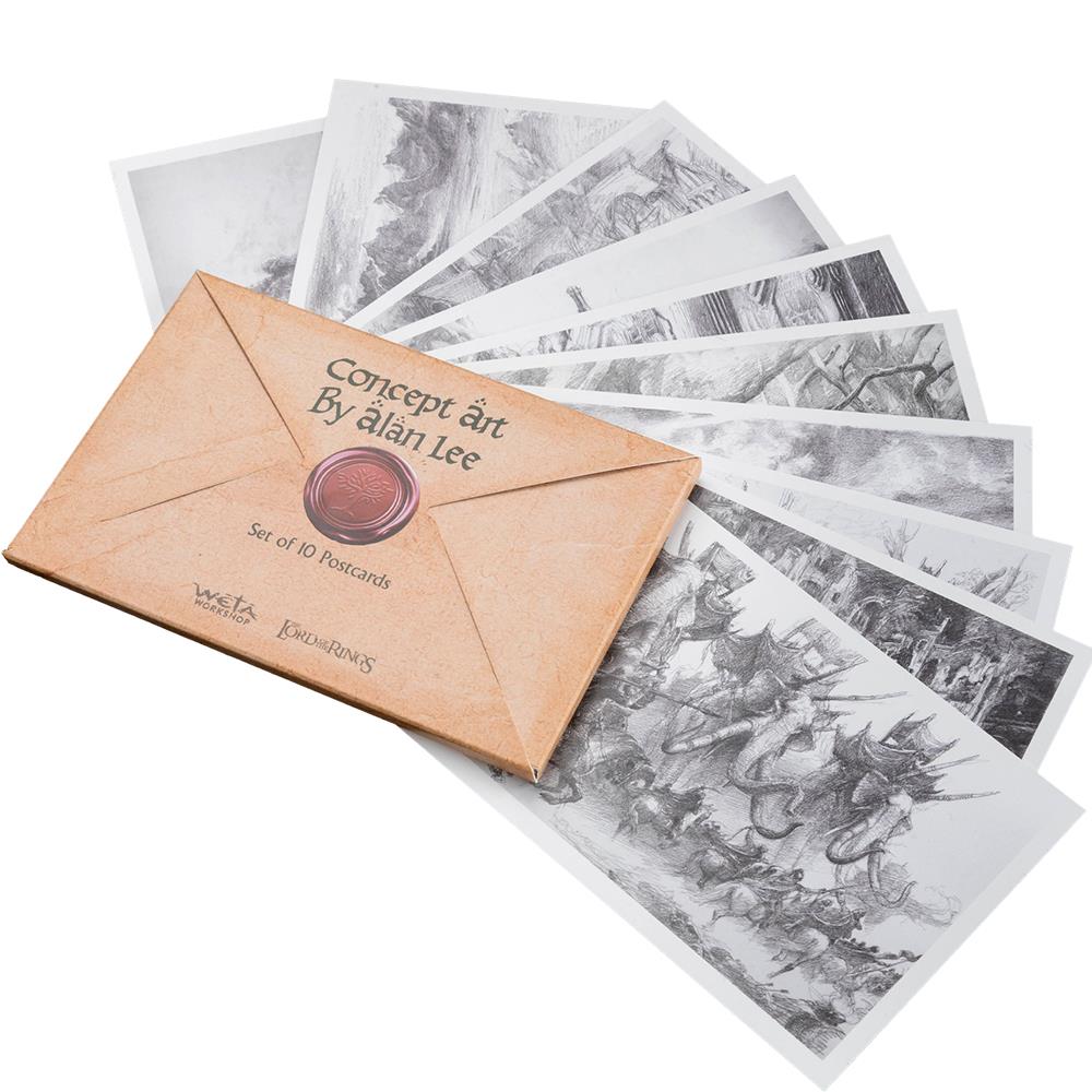 Weta Workshop - Postcard Set - Concept Art By Alan Lee: The Lord Of The Rings – view 2