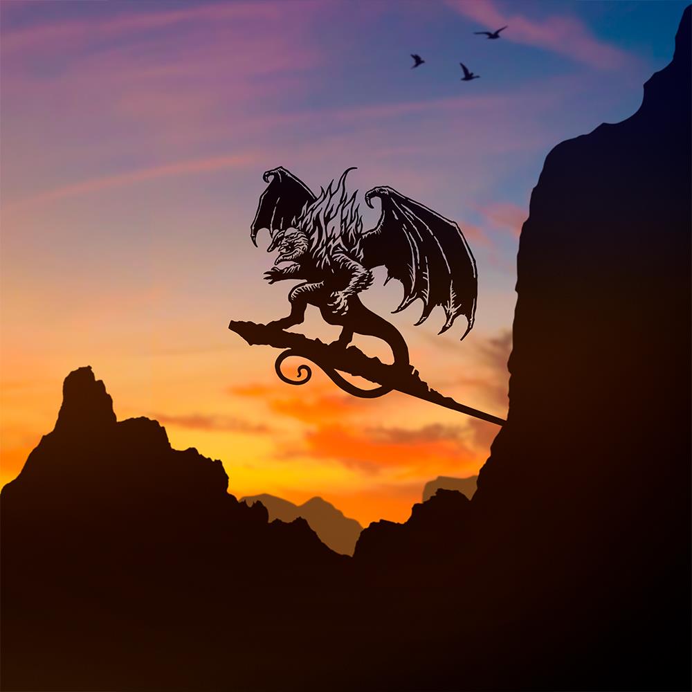 Weta Workshop The Lord Of The Rings Trilogy - Balrog Metalbird Silhouette – view 3