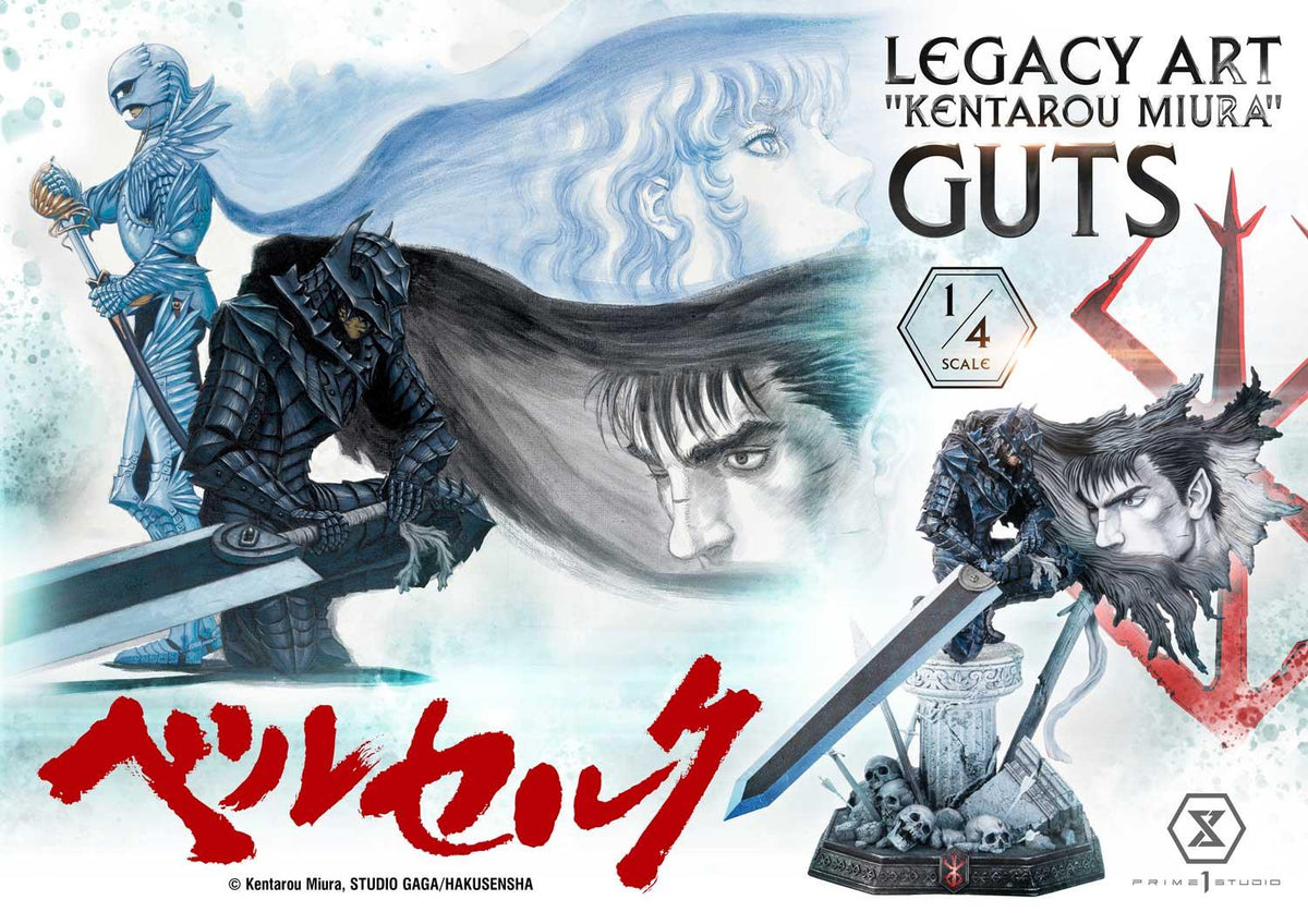 Prime 1 Studio Legacy Art Kentarou Miura Berserk Guts 1/4 Scale – view 3