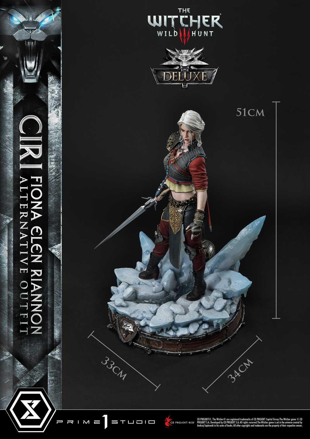 Prime 1 Studio Premium Masterline The Witcher 3: Wild Hunt Ciri Fiona Elen Riannon Alternative Outfit DX Bonus Version – view 2