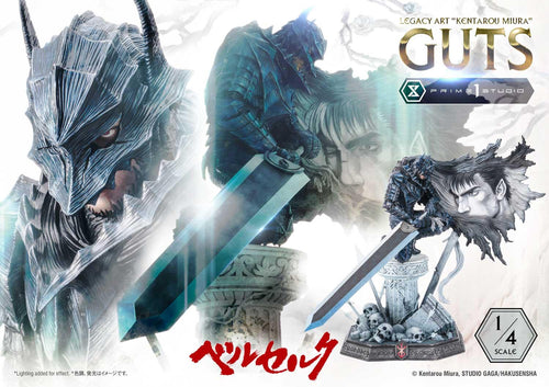 Prime 1 Studio Legacy Art Kentarou Miura Berserk Guts 1/4 Scale – view 2