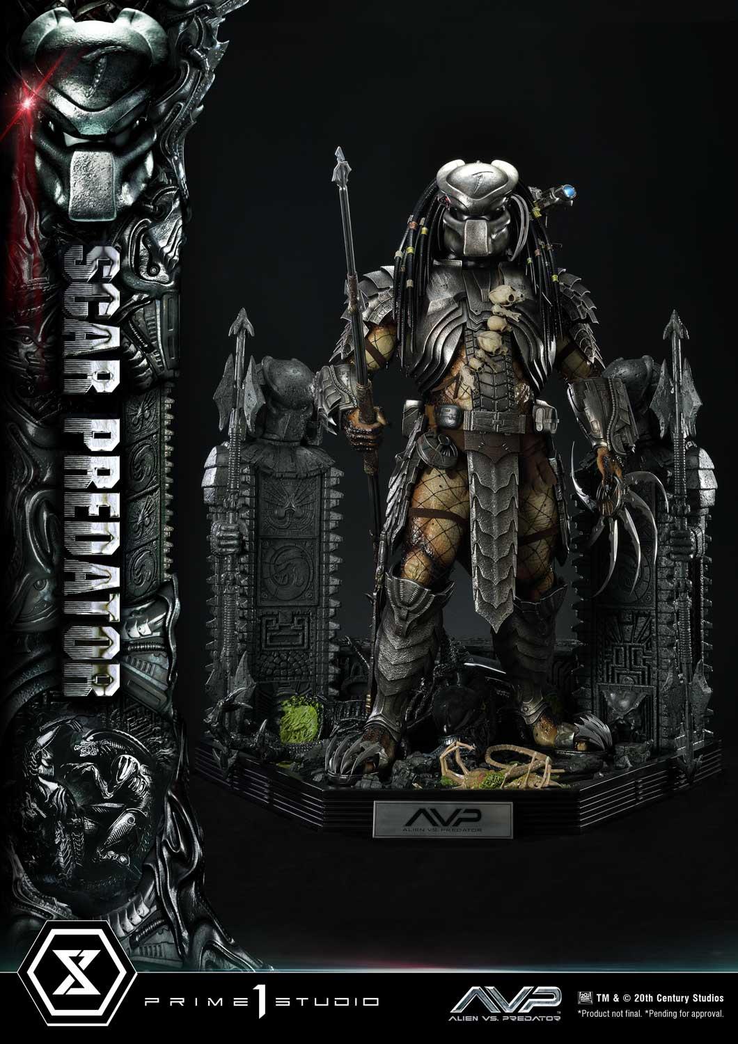 Prime 1 Studio Museum Masterline Alien vs. Predator (Film) Scar Predator – view 3