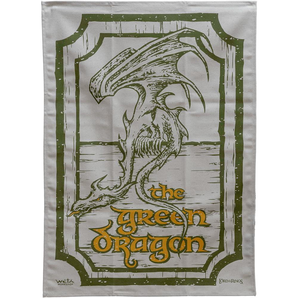 Weta Workshop The Lord Of The Rings - Tea Towel - Green Dragon & Prancing Pony 2Pk – view 2