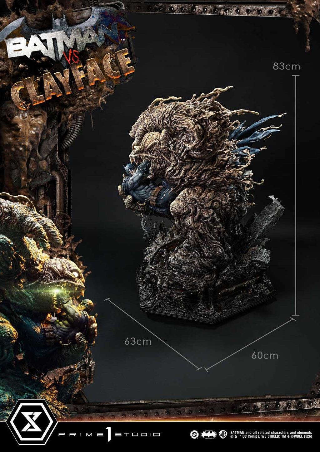 Prime 1 Studio Ultimate Premium Masterline Batman (Comics) BATMAN VS CLAYFACE DX Bonus Version – view 6