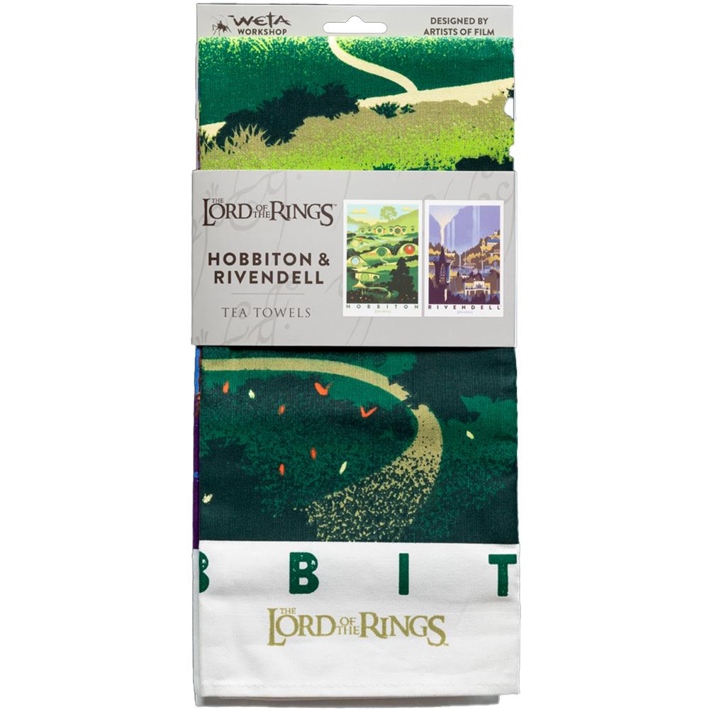 Weta Workshop The Lord of the Rings - Rivendell & Hobbiton Tea Towel Set of 2 – view 4