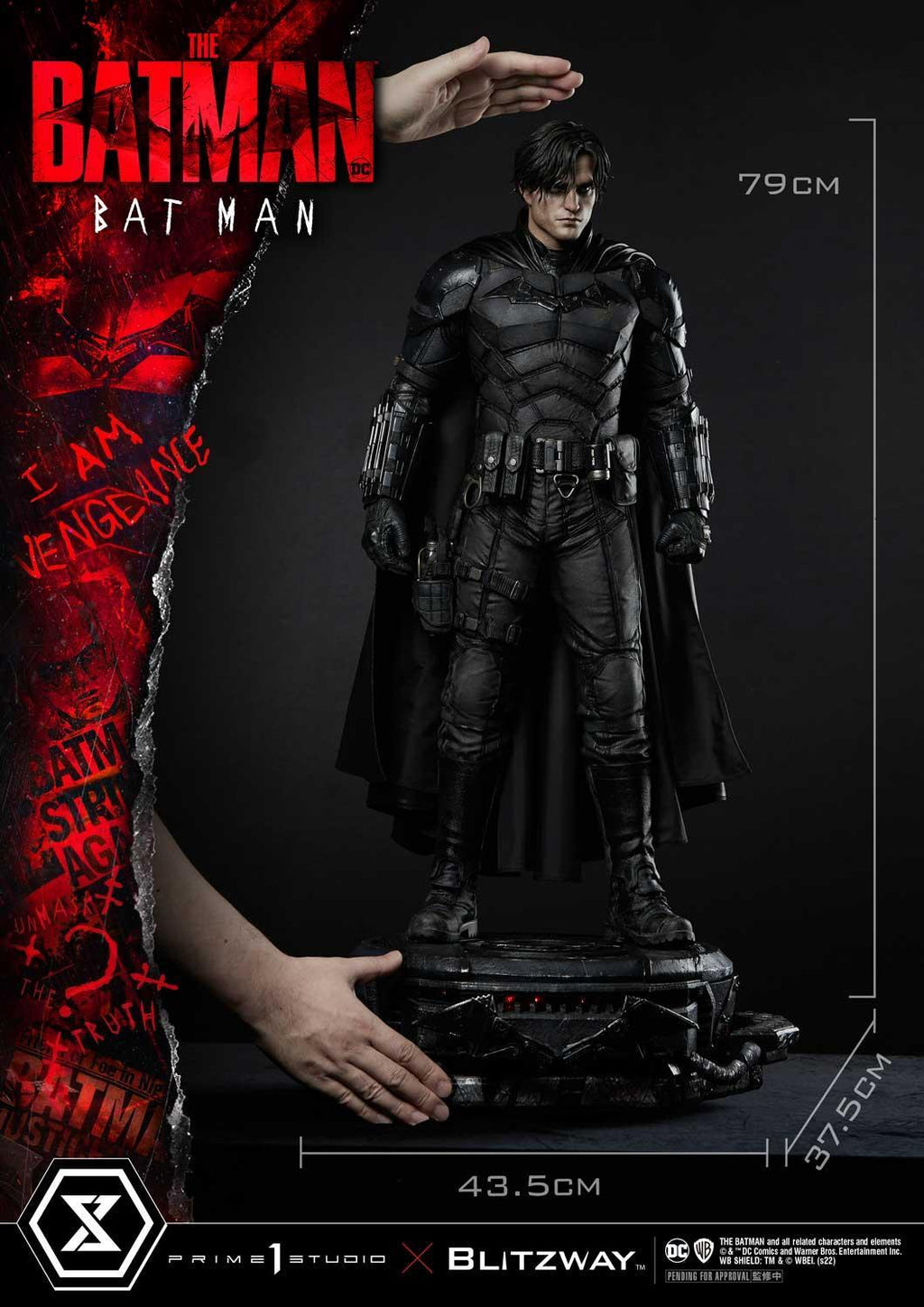 Prime 1 Studio Museum Masterline The Batman (Film) Batman Bonus Version – view 10