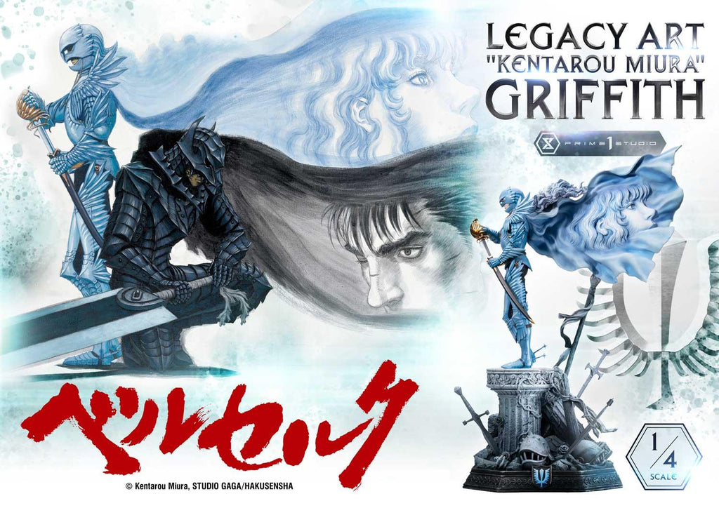 Prime 1 Studio Legacy Art Kentarou Miura Berserk Griffith 1/4 Scale Bonus Version – view 9
