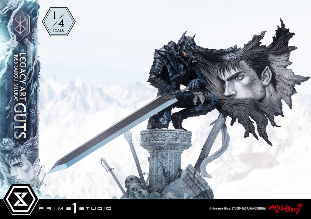 Prime 1 Studio Legacy Art Kentarou Miura Berserk Guts 1/4 Scale – view 4