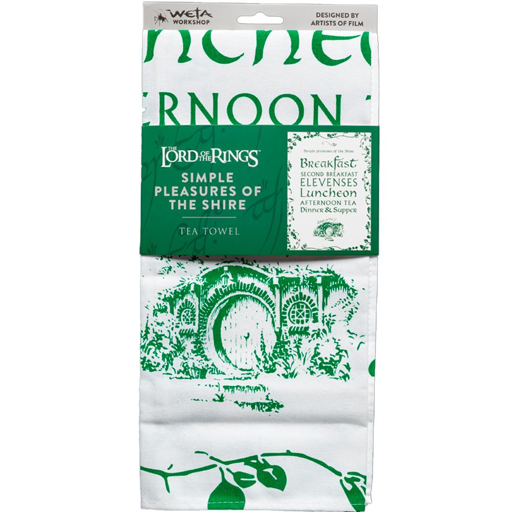 Weta Workshop The Lord of Rings - Tea Towel Simple Pleasures of the Shire – view 2