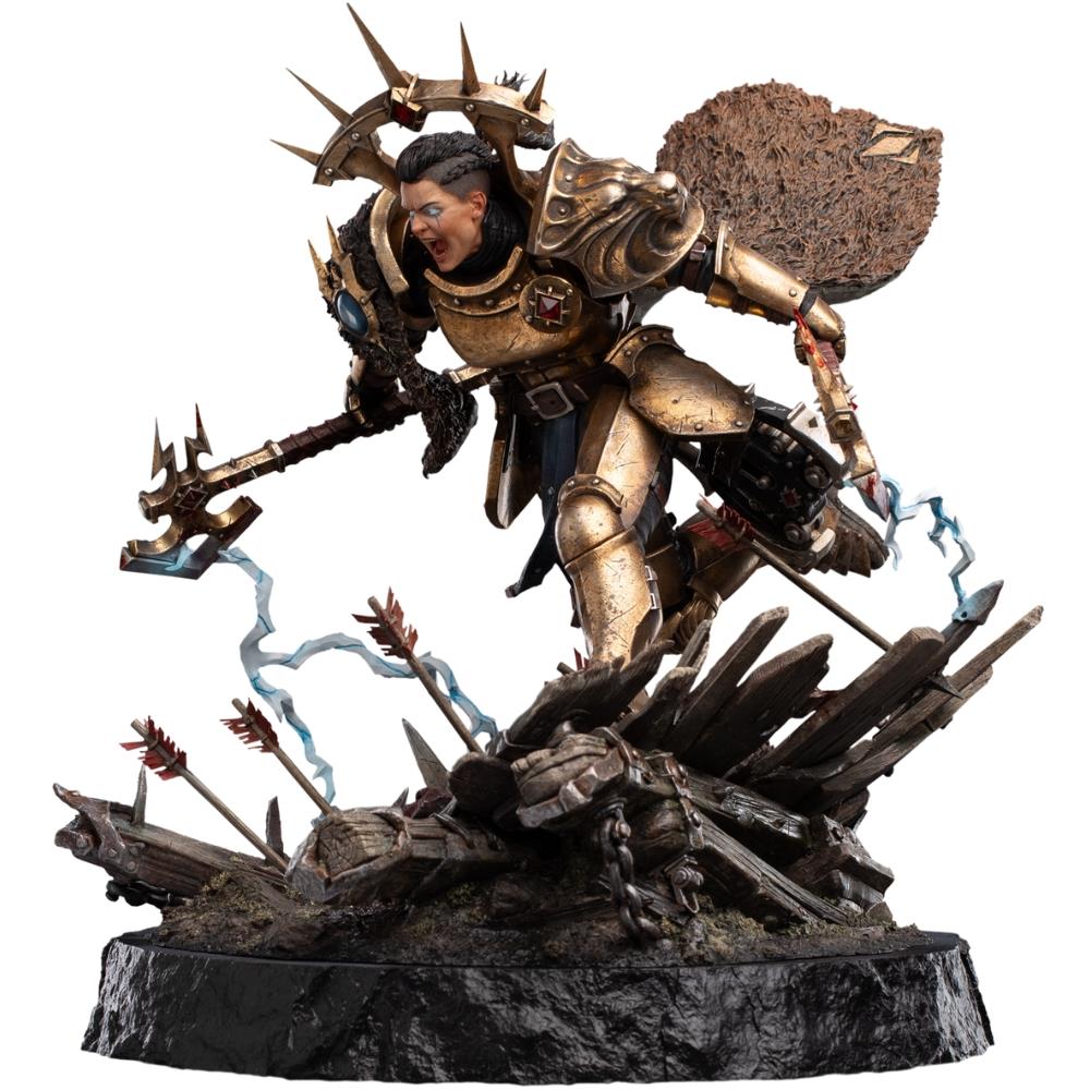 Weta Workshop Warhammer: Age Of Sigmar - Neave Blacktalon, The God-King's Assassin Statue - 1:6 Scale – view 3