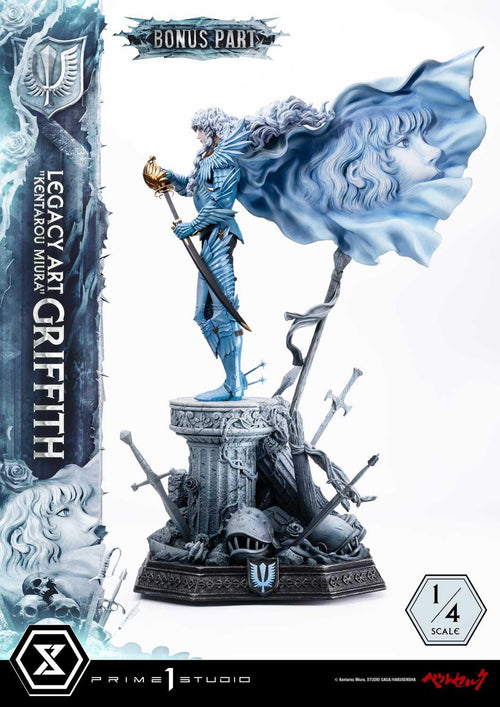 Prime 1 Studio Legacy Art Kentarou Miura Berserk Griffith 1/4 Scale Bonus Version – view 7