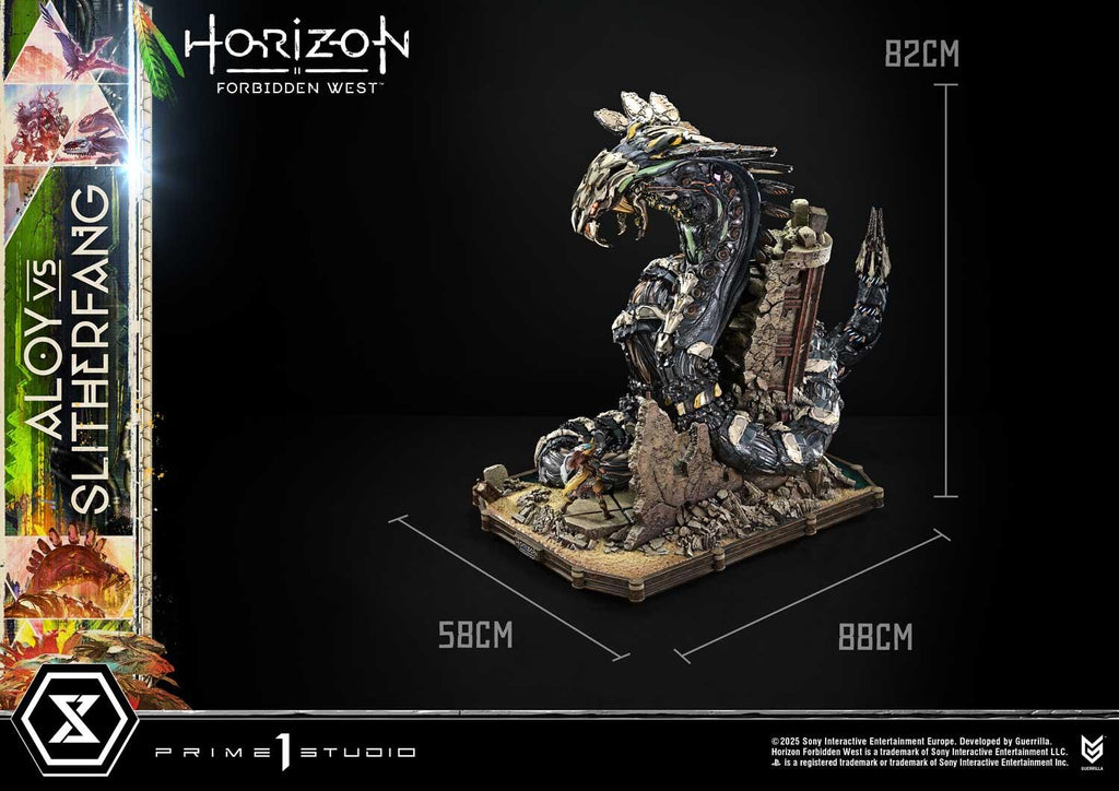 Prime 1 Studio Ultimate Diorama Masterline Horizon Forbidden West Aloy vs. The Slitherfang Bonus Version – view 9