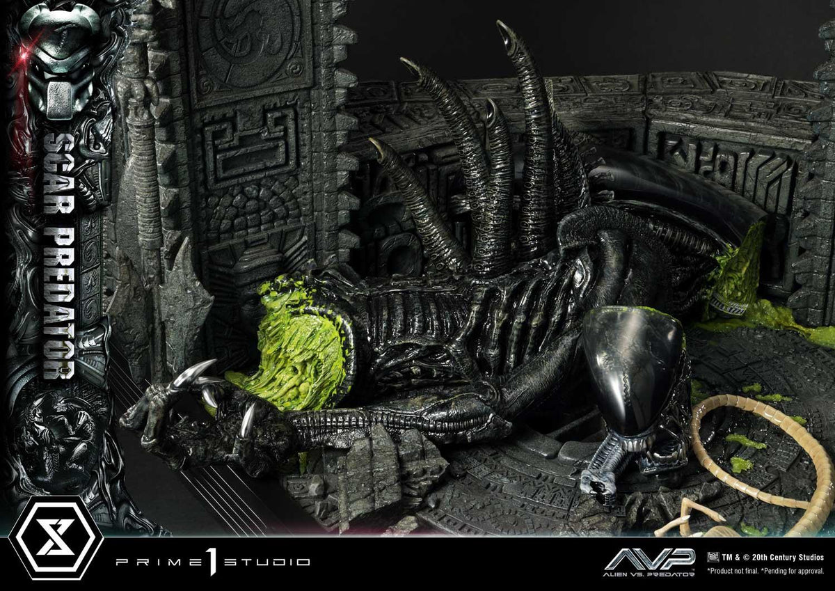 Prime 1 Studio Museum Masterline Alien vs. Predator (Film) Scar Predator DX Bonus Version – view 5