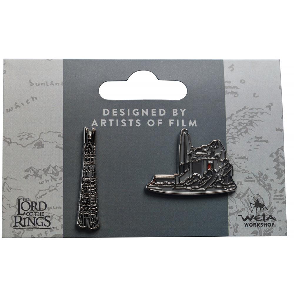 Weta Workshop The Lord of the Rings - Helms Deep & Orthanc Pin Set of 2 – view 2