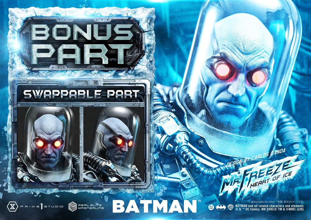 Prime 1 Studio Real Elite Masterline Batman (Comics) Mr. Freeze Heart of Ice (Design by Carlos D'Anda) DX Bonus Version – view 2