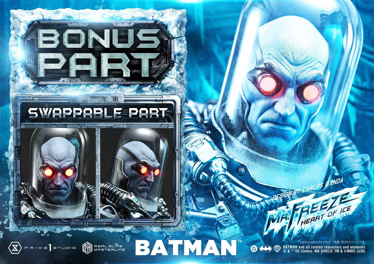 Prime 1 Studio Real Elite Masterline Batman (Comics) Mr. Freeze Heart of Ice (Design by Carlos D'Anda) DX Bonus Version – view 2