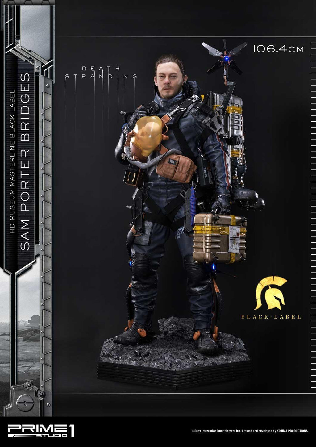 Prime 1 Studio High Definition Museum Masterline Black Label DEATH STRANDING Sam Porter Bridges Black Label – view 5