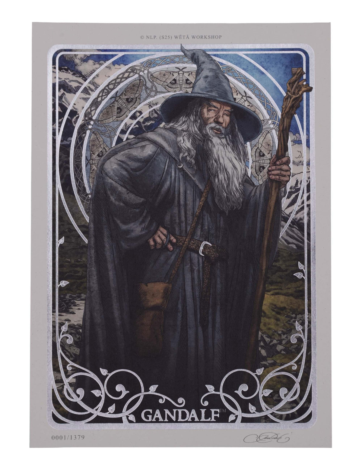Weta Workshop The Lord of the Rings - Gandalf Art Card (A5)