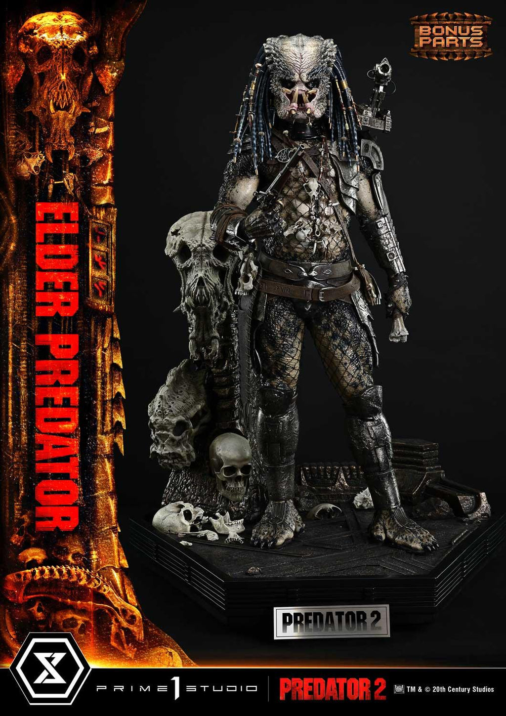 Prime 1 Studio Museum Masterline Predator 2 (Film) Elder Predator DX Bonus Version – view 5