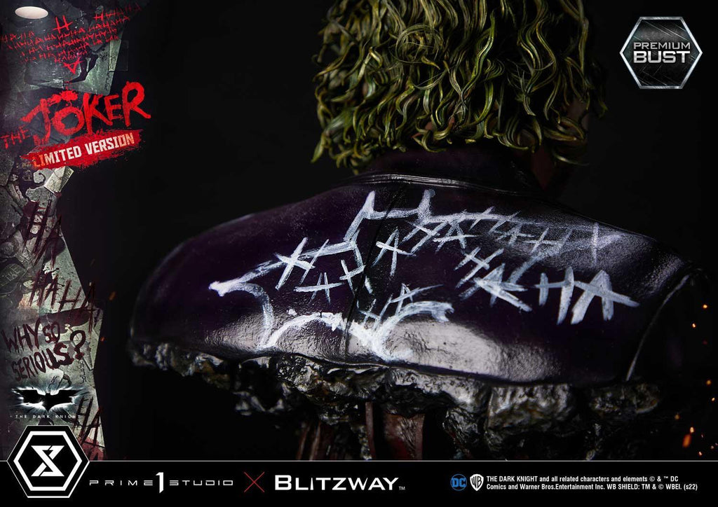 Prime 1 Studio Premium Bust The Dark Knight (Film) The Joker Limited Version – view 8