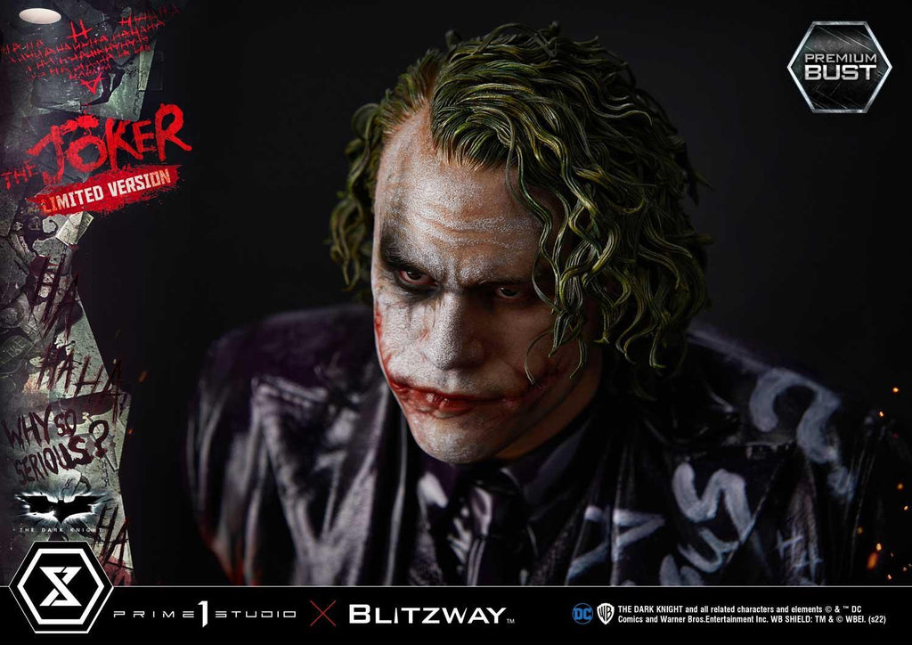 Prime 1 Studio Premium Bust The Dark Knight (Film) The Joker Limited Version – view 7