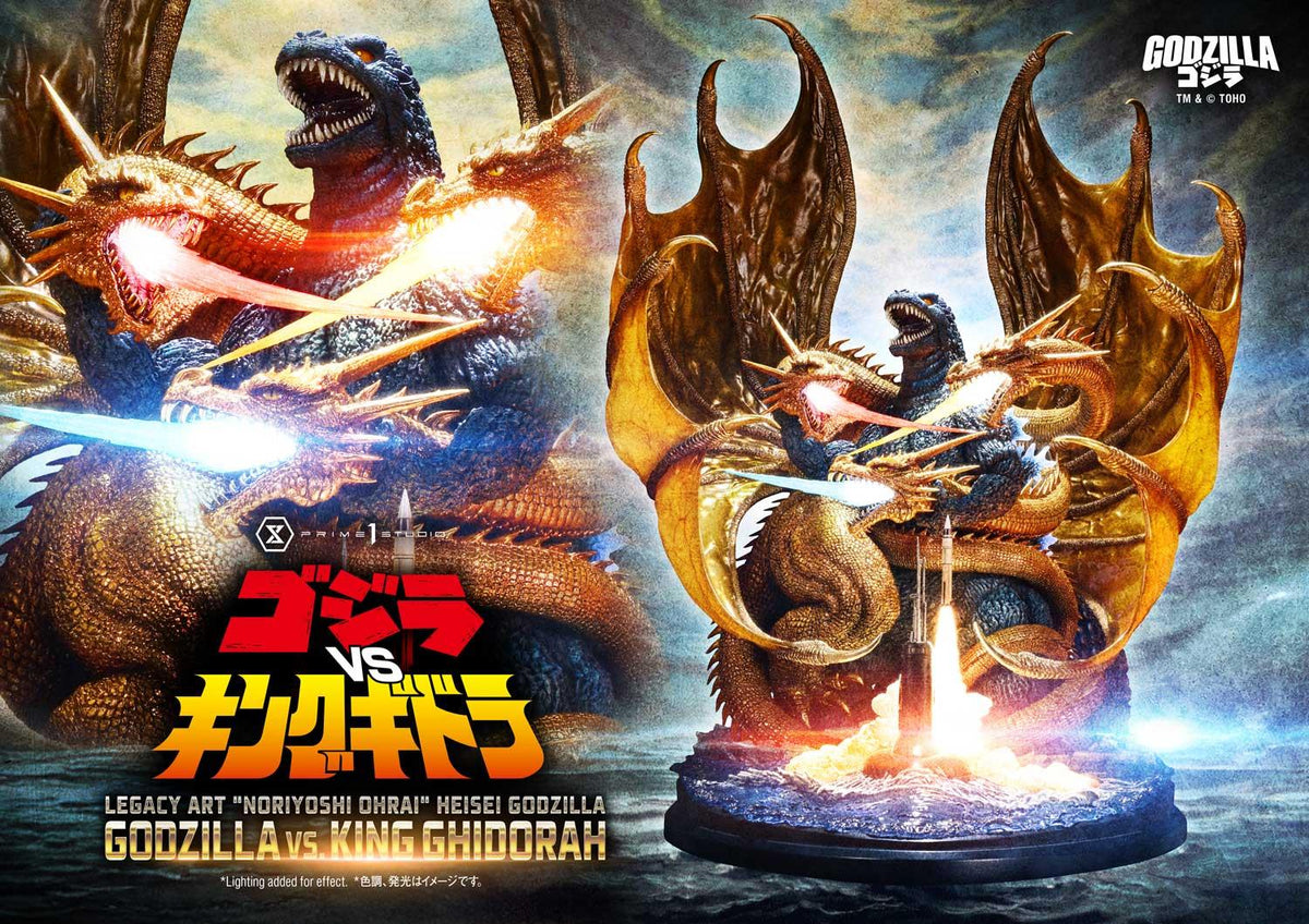 Prime 1 Studio Legacy Art Noriyoshi Ohrai Heisei Godzilla Godzilla vs. King Ghidorah Bonus Version
