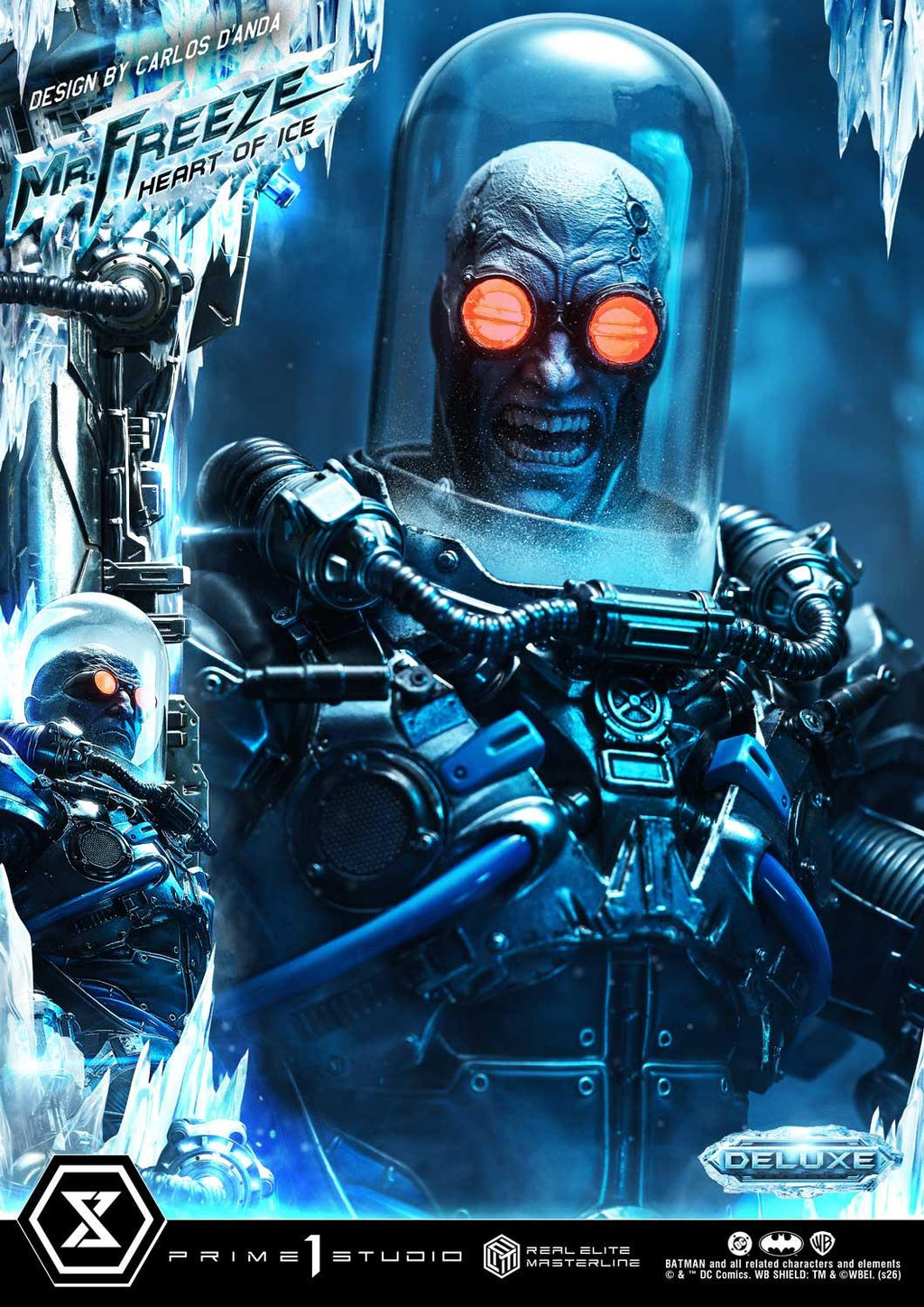 Prime 1 Studio Real Elite Masterline Batman (Comics) Mr. Freeze Heart of Ice (Design by Carlos D'Anda) DX Bonus Version – view 7