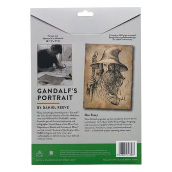Weta Workshop The Lord of the Rings - Portrait of Gandalf The Grey Statue Art Print