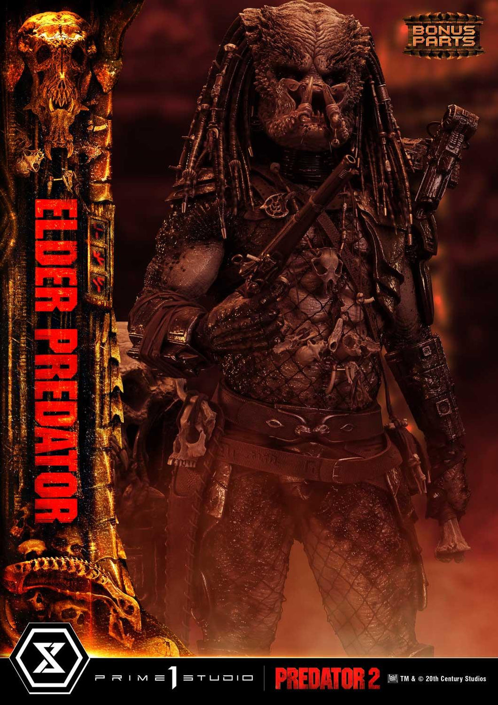 Prime 1 Studio Museum Masterline Predator 2 (Film) Elder Predator DX Bonus Version – view 3