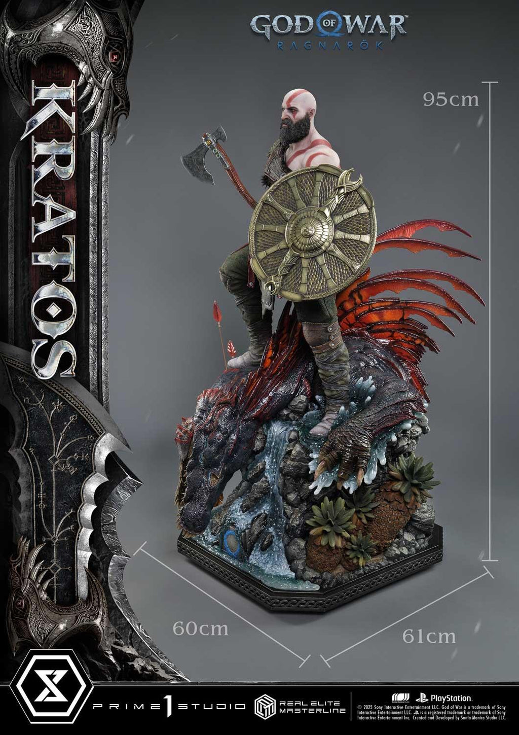 Prime 1 Studio Real Elite Masterline God of War: Ragnarok Kratos – view 4