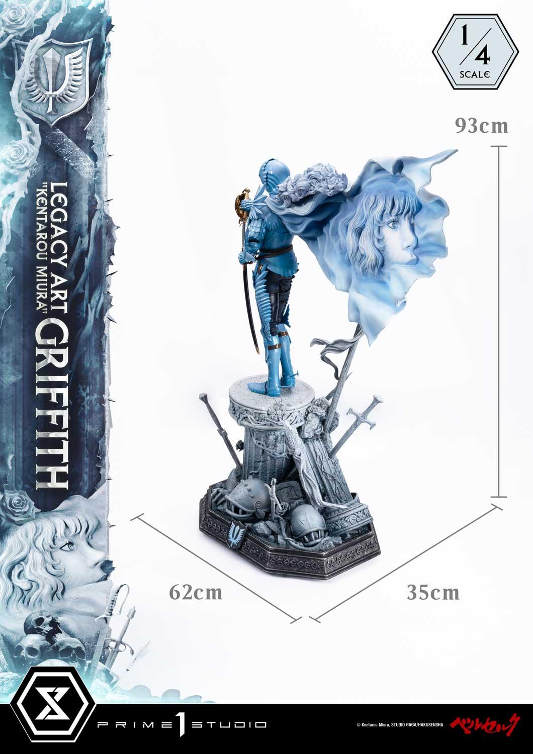 Prime 1 Studio Legacy Art Kentarou Miura Berserk Griffith 1/4 Scale – view 6