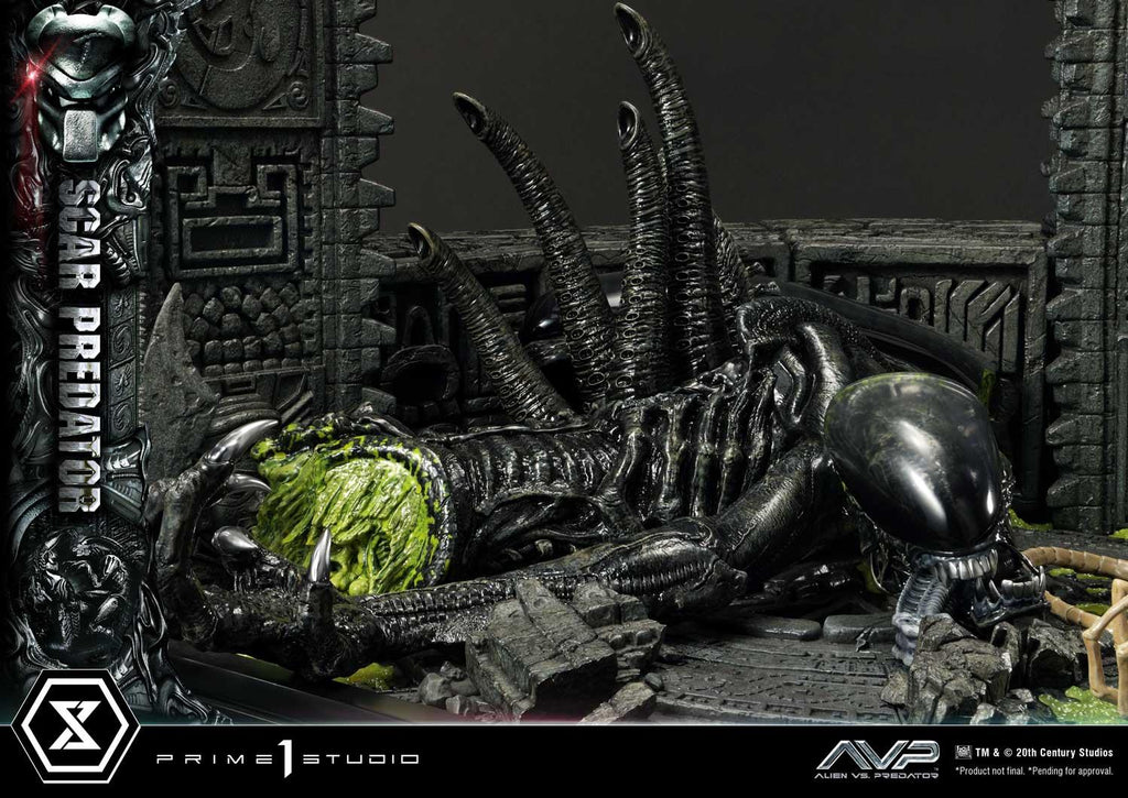 Prime 1 Studio Museum Masterline Alien vs. Predator (Film) Scar Predator DX Bonus Version – view 3