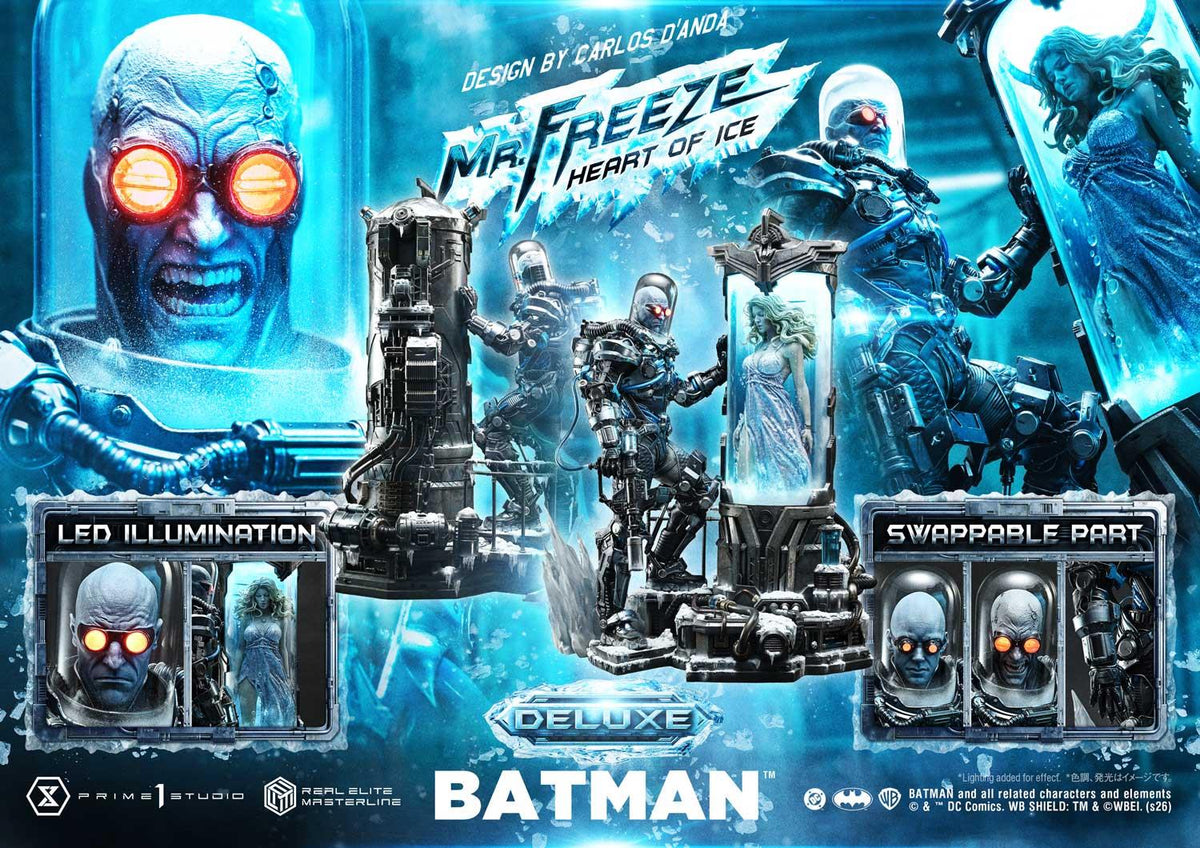 Prime 1 Studio Real Elite Masterline Batman (Comics) Mr. Freeze Heart of Ice (Design by Carlos D'Anda) DX Bonus Version – view 8