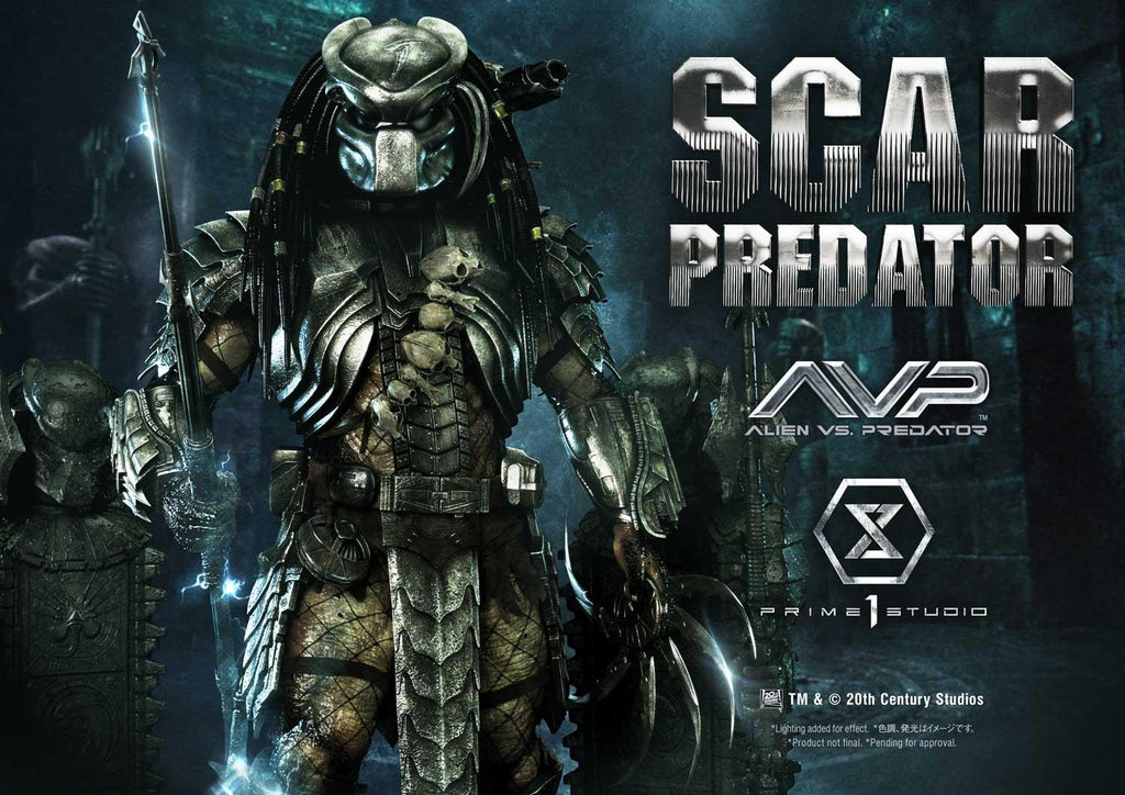 Prime 1 Studio Museum Masterline Alien vs. Predator (Film) Scar Predator DX Bonus Version