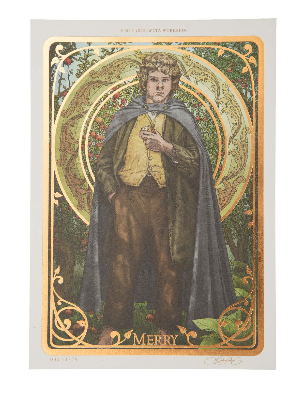 Weta Workshop The Lord of the Rings - Merry Art Card (A5)