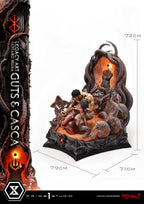 Prime 1 Studio Legacy Art Kentarou Miura Berserk Guts & Casca – view 3