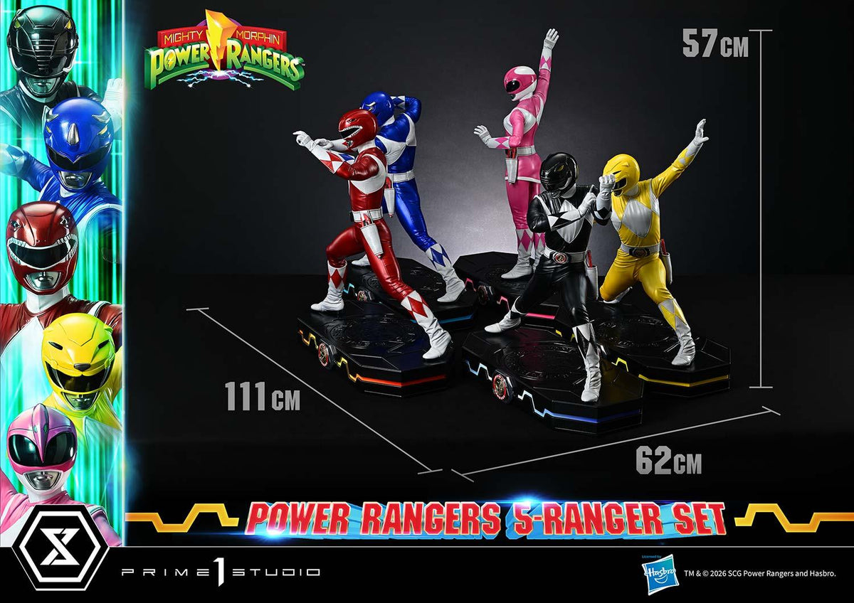 Prime 1 Studio Premium Masterline Mighty Morphin Power Rangers Power Rangers 5-Ranger Set – view 4