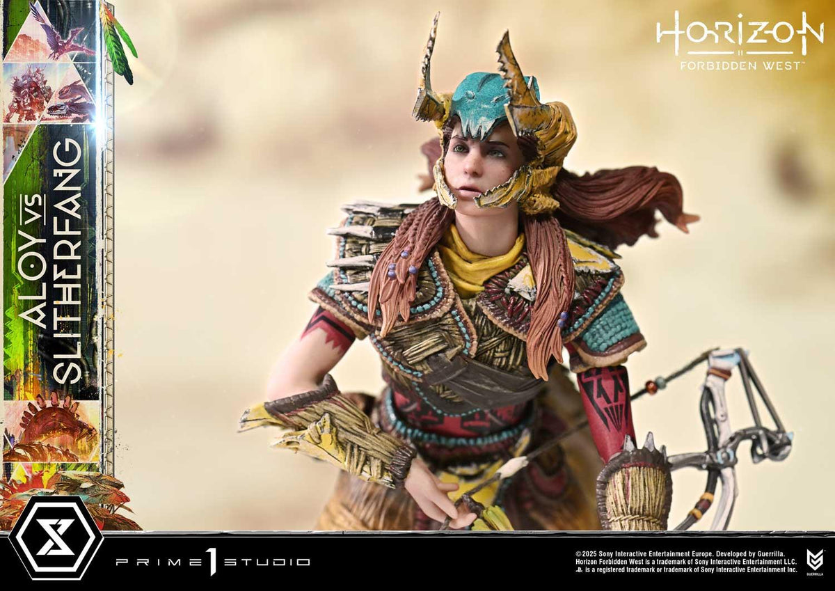 Prime 1 Studio Ultimate Diorama Masterline Horizon Forbidden West Aloy vs. The Slitherfang Bonus Version – view 7