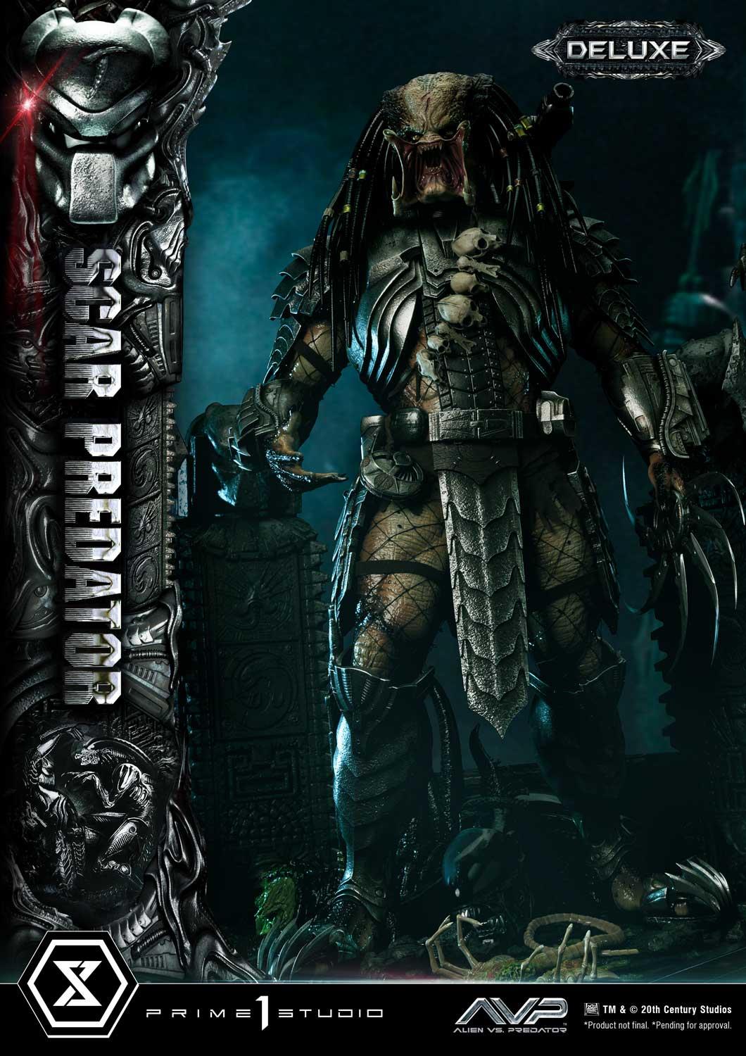 Prime 1 Studio Museum Masterline Alien vs. Predator (Film) Scar Predator DX Bonus Version – view 10