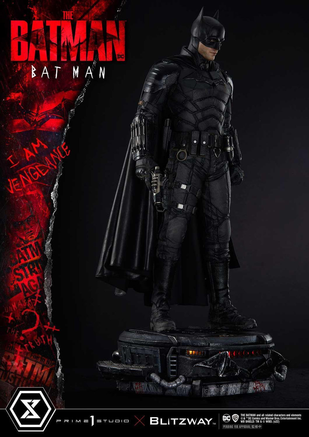 Prime 1 Studio Museum Masterline The Batman (Film) Batman Bonus Version – view 8