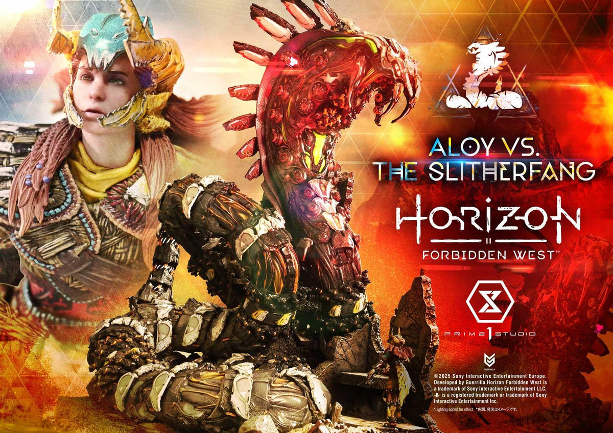 Prime 1 Studio Ultimate Diorama Masterline Horizon Forbidden West Aloy vs. The Slitherfang