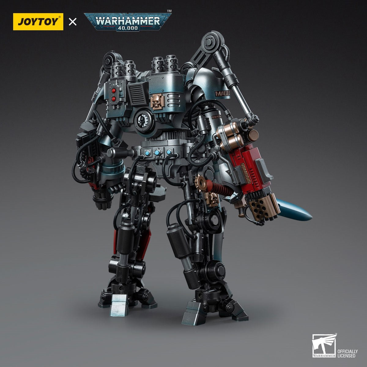 Warhammer 40k JoyToy Actionfigure - Grey Knights Nemesis Dreadknight figure for collectors, display and premium shelf presentation