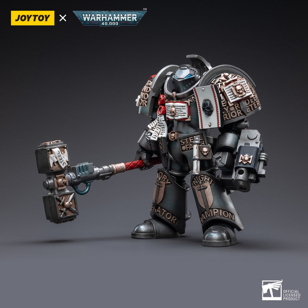 Warhammer 40k JoyToy Actionfigure - Grey Knights Terminator Caddon Vibova figure for collectors, display and premium shelf presentation