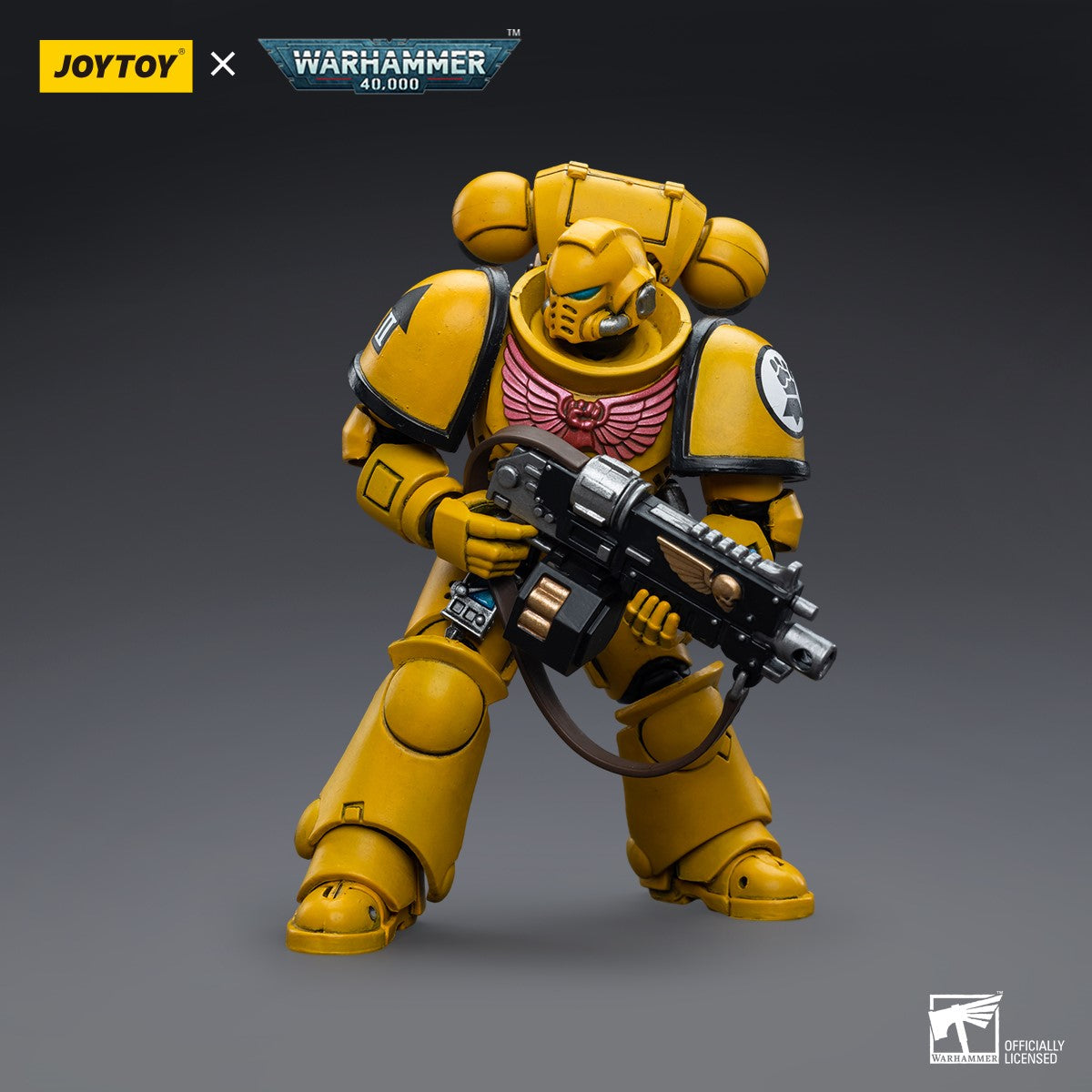 Warhammer 40k JoyToy Actionfigure - Imperial Fists Intercessors figure from Ver. 2 for collectors, display and premium shelf presentation