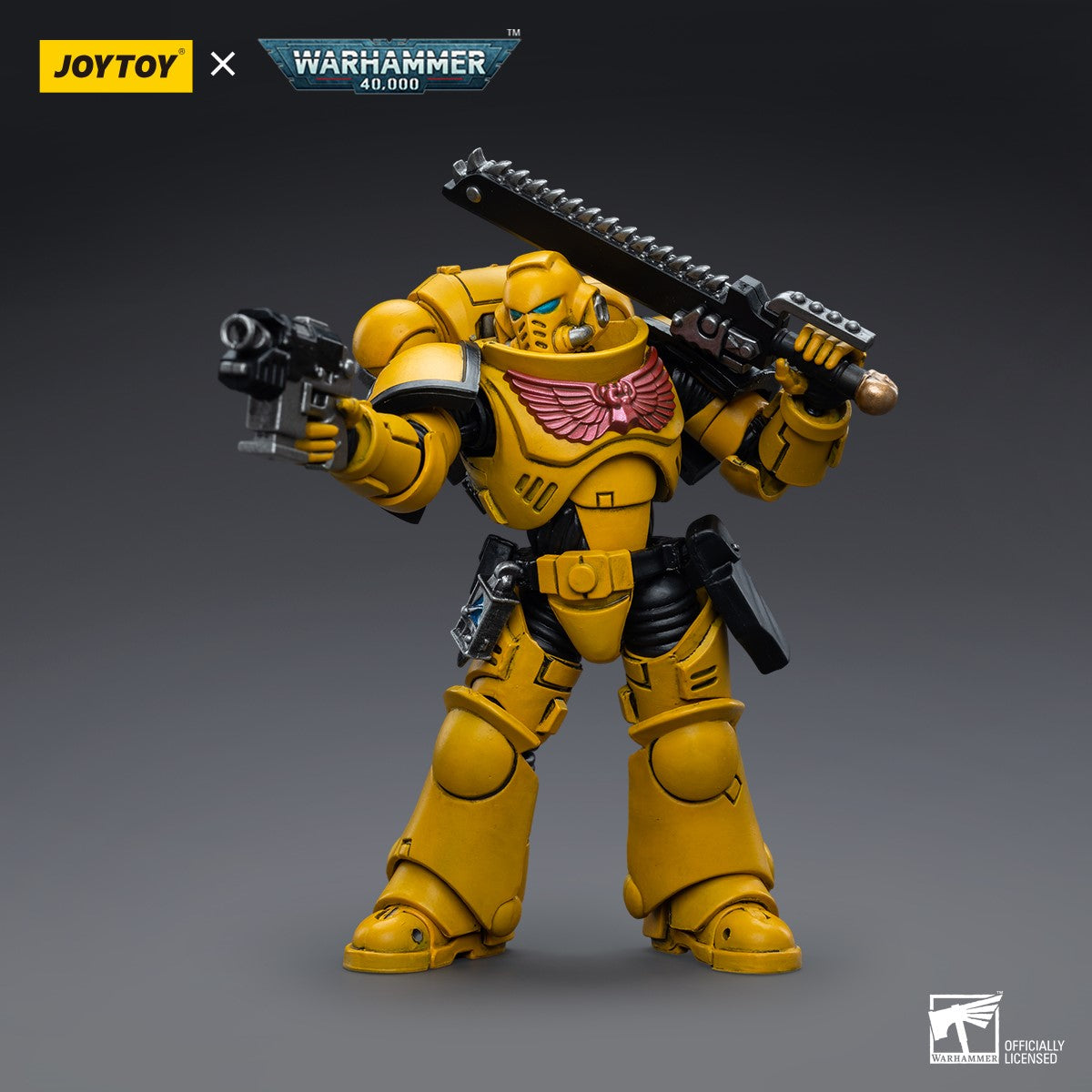 Warhammer 40k JoyToy Actionfigure - Imperial Fists Intercessors figure from Ver. 2 for collectors, display and premium shelf presentation