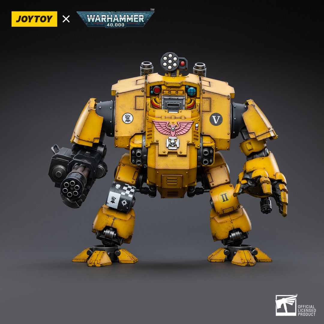 Warhammer 40k JoyToy Actionfigure - Imperial Fists Redemptor Dreadnought figure for collectors, display and premium shelf presentation